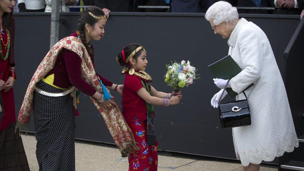 The Queen at Gurkha bicentenary celebrations