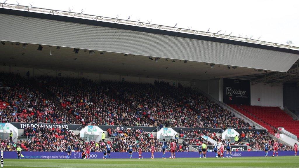 Bristol City women playing Charlton at Ashton Gate