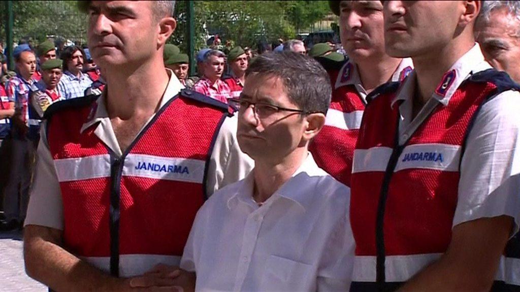 Defendant at mass trial of Turkish coup plotters