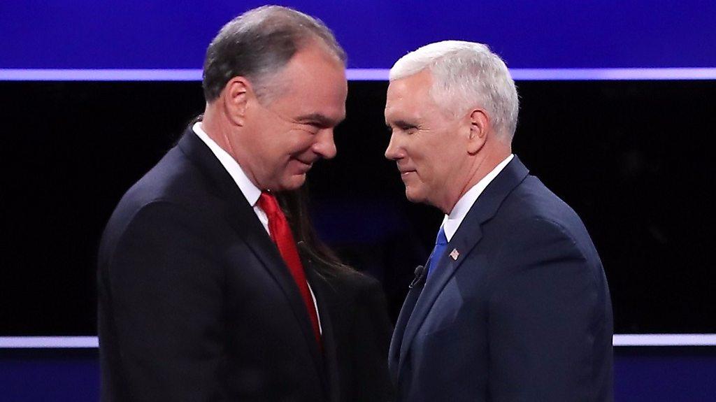 Mike Pence and Tim Kaine