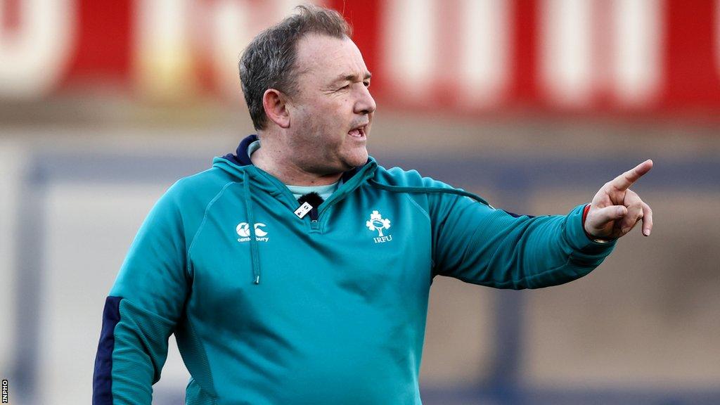 Ireland Under-20s coach Richie Murphy