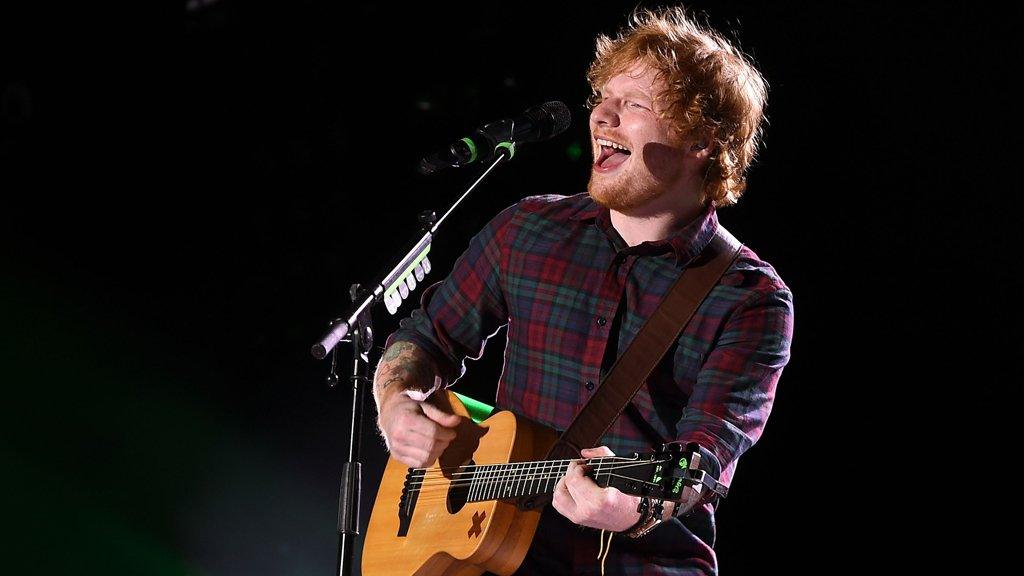 Ed Sheeran plays the Fusion Festival