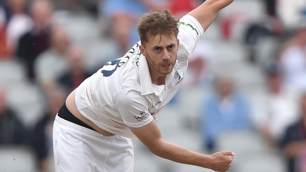 Yorkshire paceman Ben Coad took the 11th "five-fer" of his career at New Road