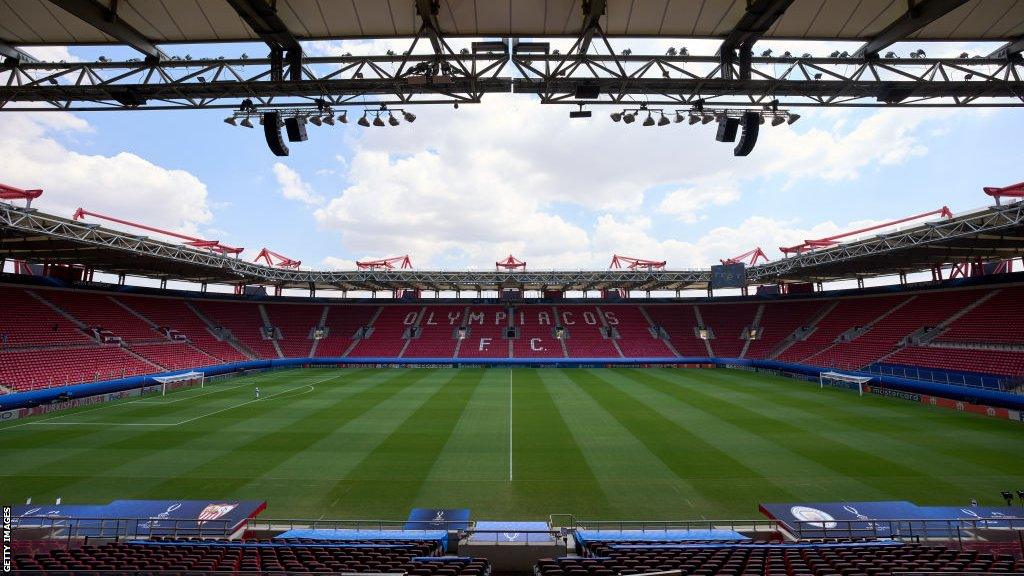 The Georgios Karaiskakis stadium, which is home to Olympiakos