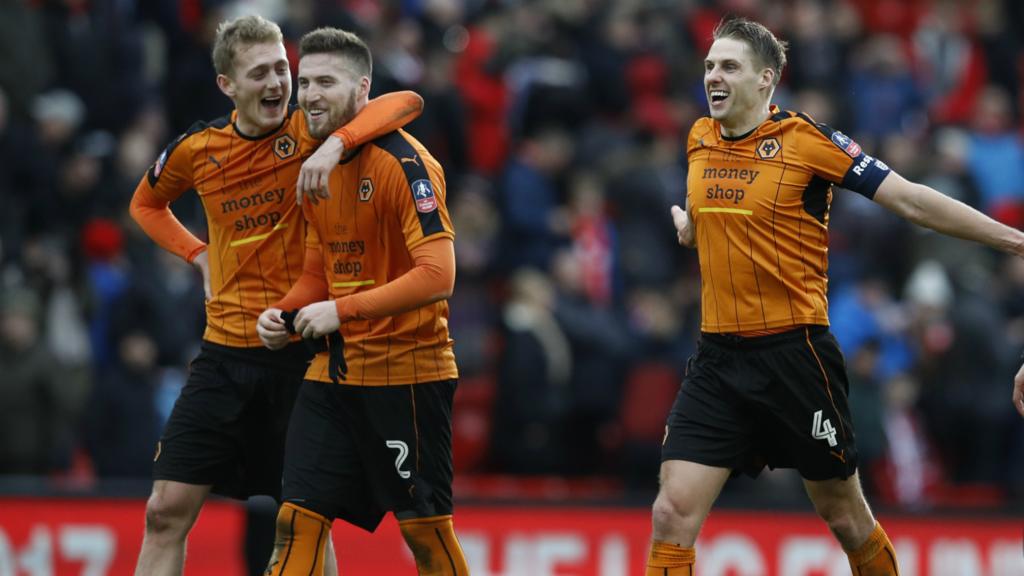 Wolves celebrate
