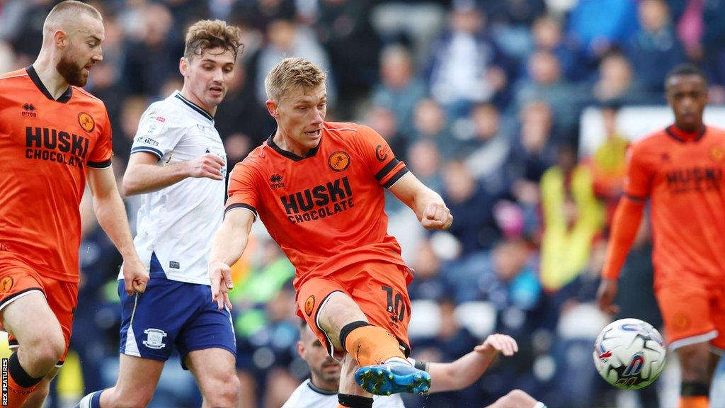 Zian Flemming (centre) has scored three goals for Millwall this season