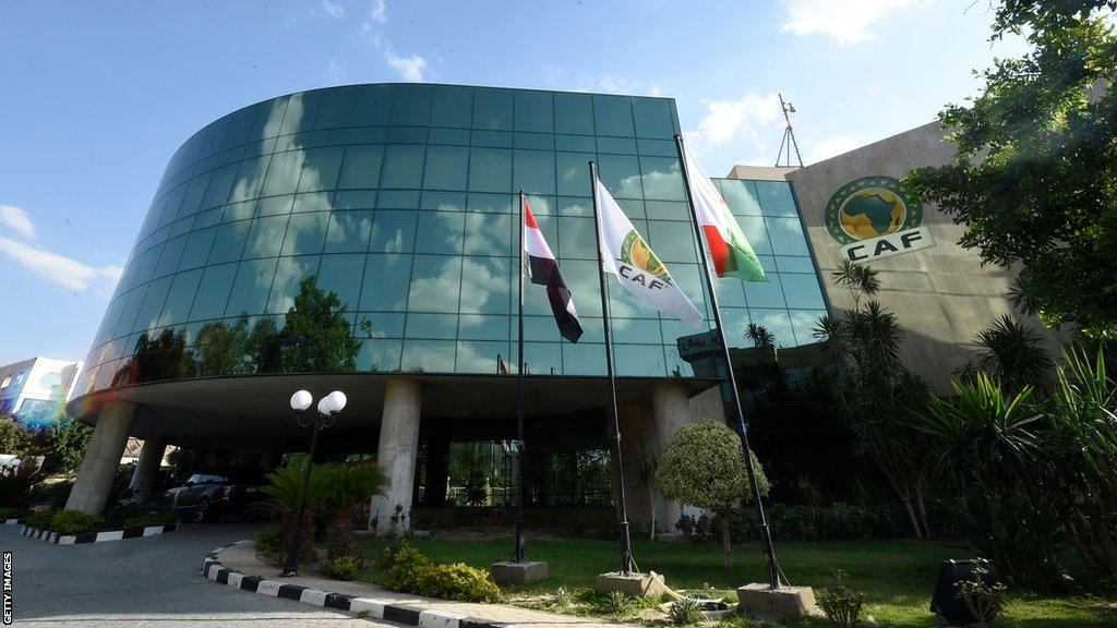 The headquarters of the Confederation of African Football (Caf) in Cairo