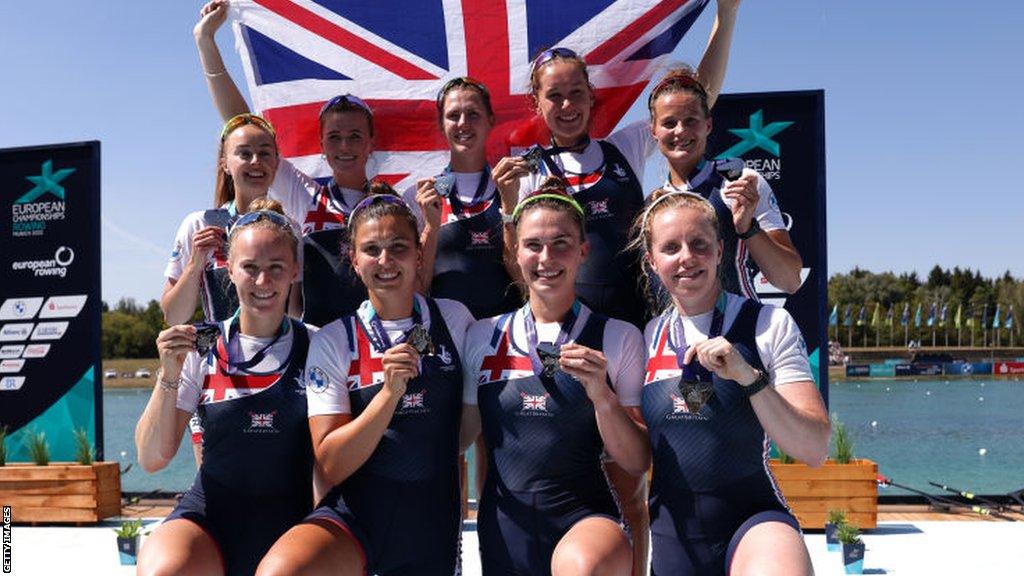 Rebecca Edwards was part of the Great Britain eight which won silver at the 2022 European Championships