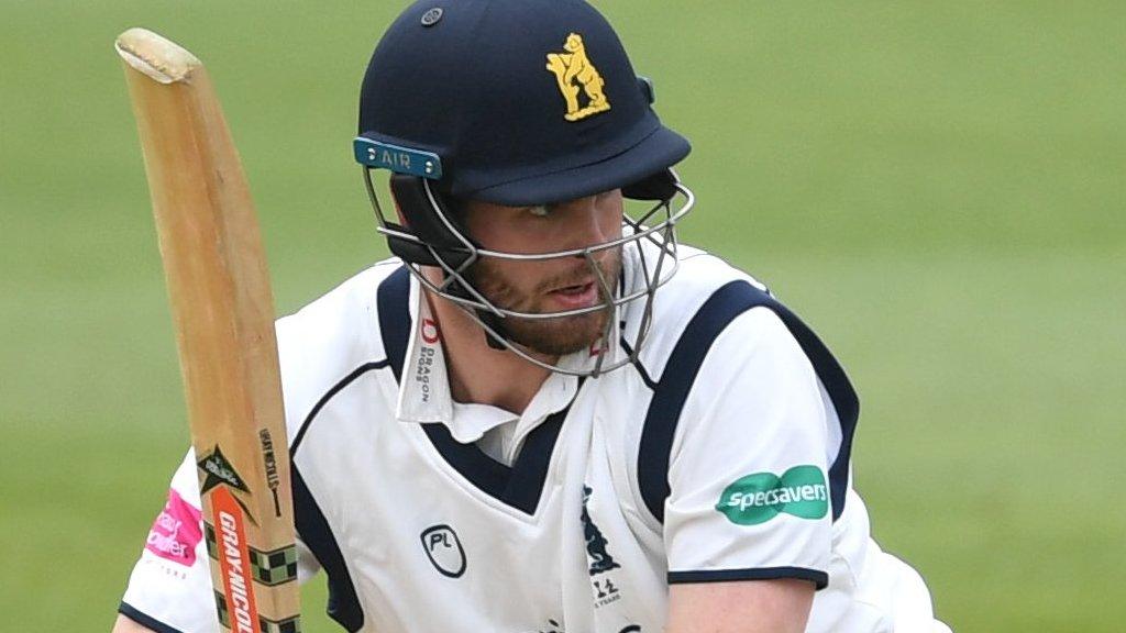 Warwickshire batsman Dom Sibley