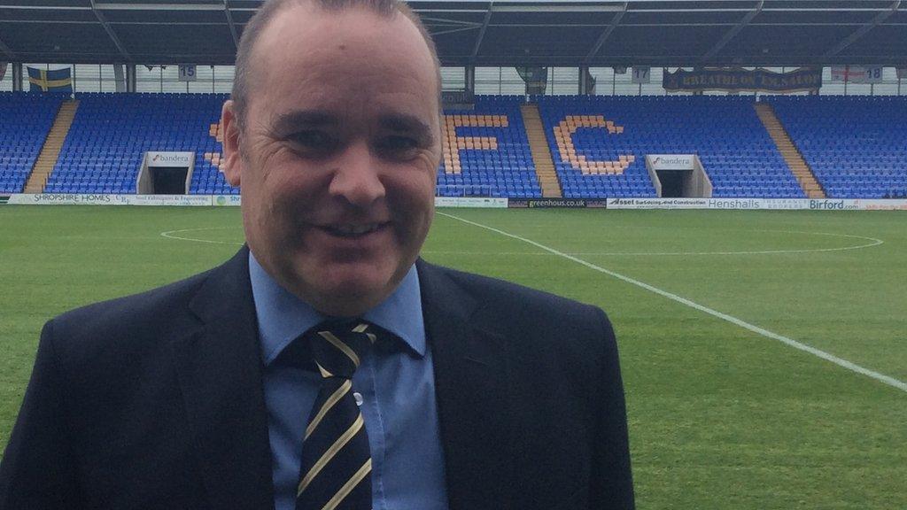 Brian Caldwell has been Shrewsbury Town chief executive since March 2016