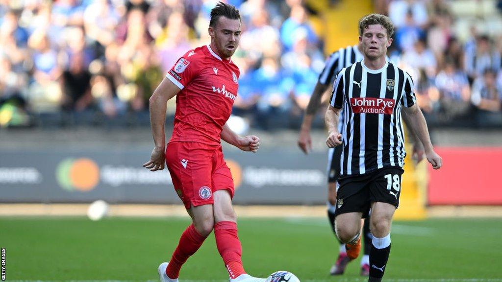 Accrington Stanley winger Jack Nolan playing football