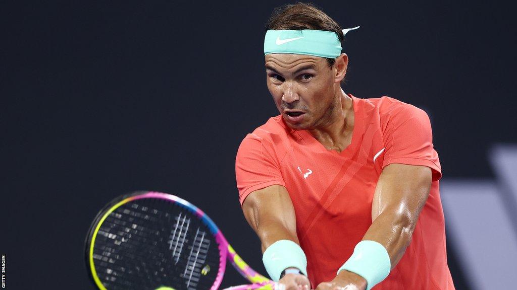 Rafael Nadal at Brisbane International