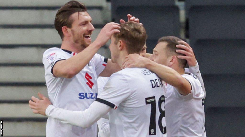 Max Dean scores for MK Dons