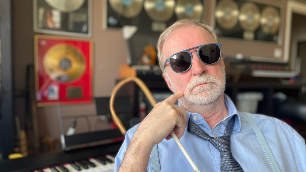 Sir Robin Millar in his studio