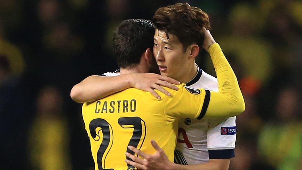 Son Heung-Min and Castro