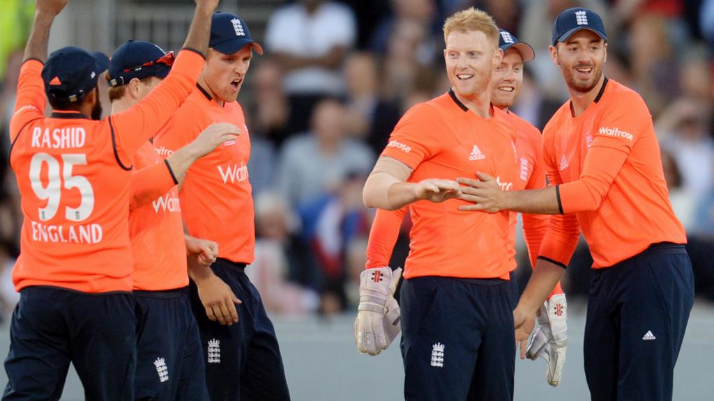 England celebrate