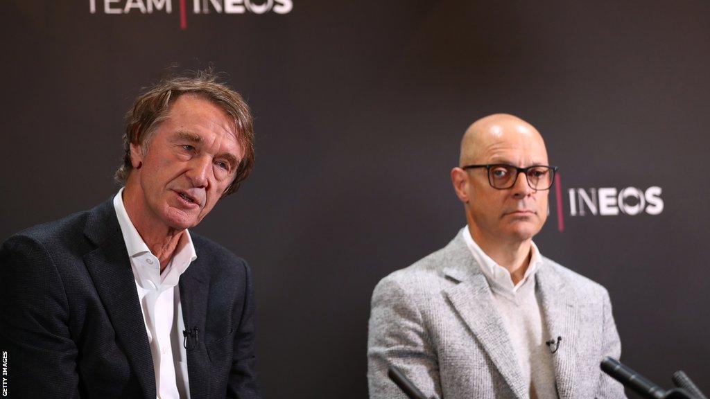 Sir David Brailsford and Sir Jim Ratcliffe