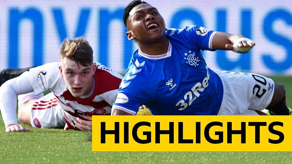 Highlights: Hamilton Academical 1-4 Rangers - BBC Sport