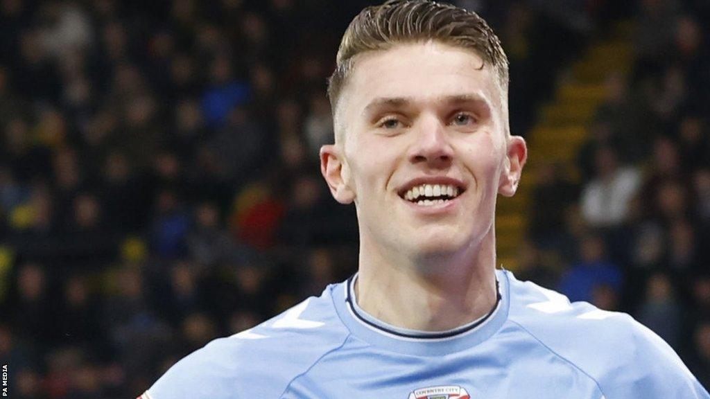 Viktor Gyokeres has scored 34 goals in 95 appearances for Coventry City since arriving, initially on loan, from Swansea City in January 2021