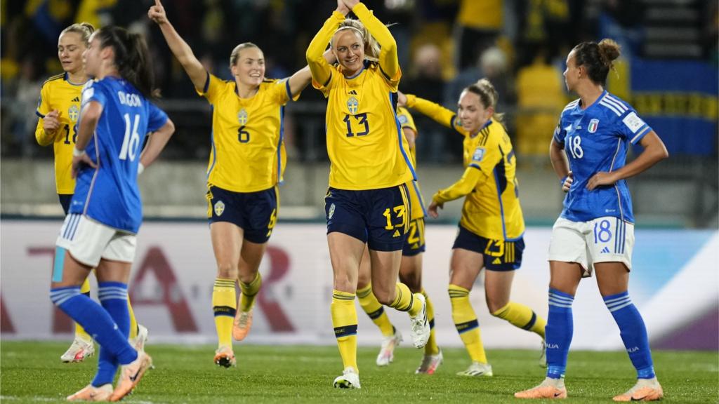 Sweden celebrate