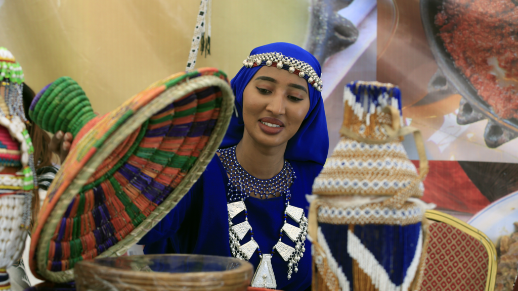 People take part in East Africa Art, Cultural Festival at Meskel Square in Addis Ababa, Ethiopia on June 14, 2022.