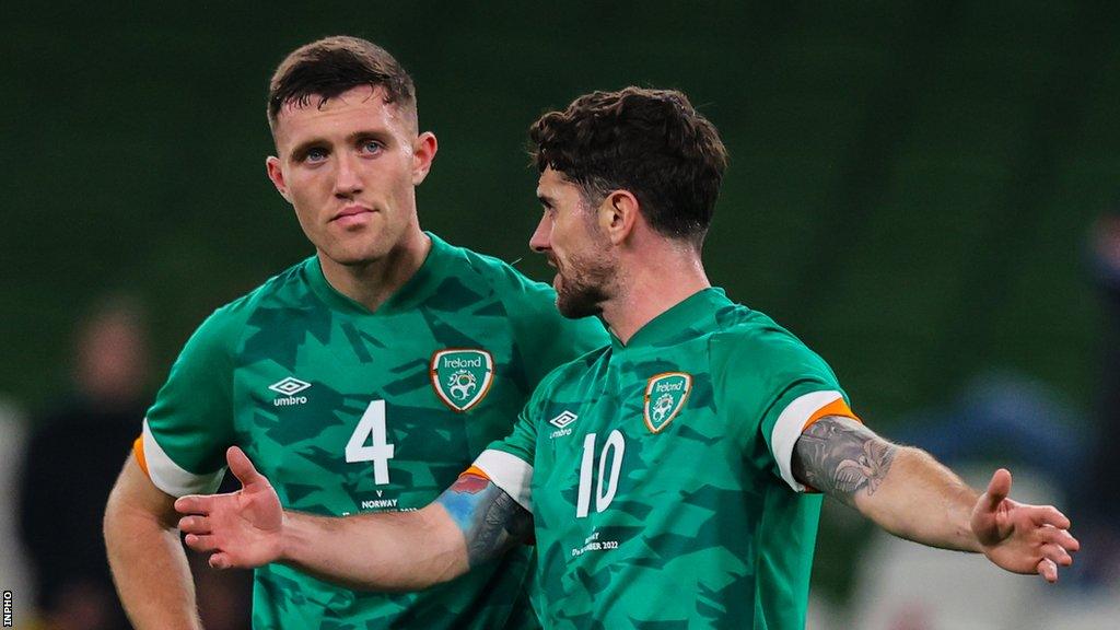 Dara O'Shea and Robbie Brady