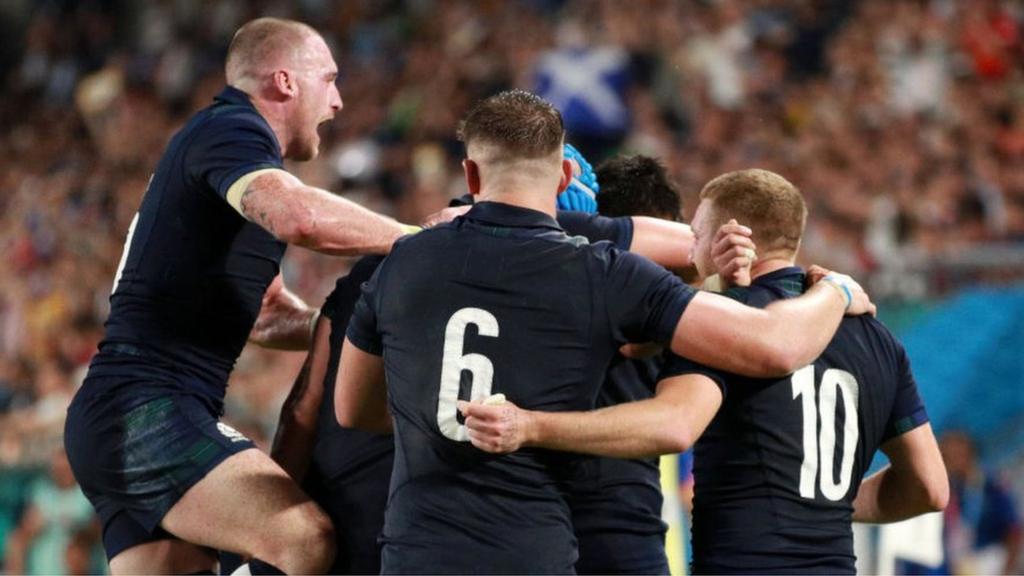 Scotland celebrate