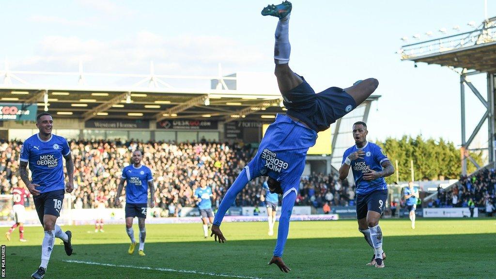 Nathanael Ogbeta scores for Peterborough