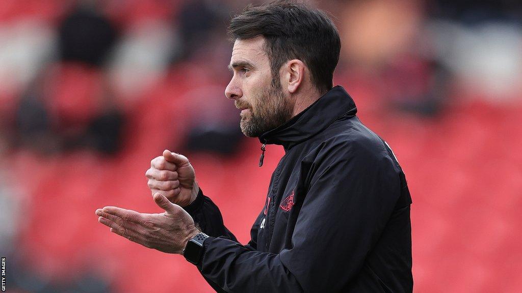 Doncaster Rovers head coach Danny Schofield