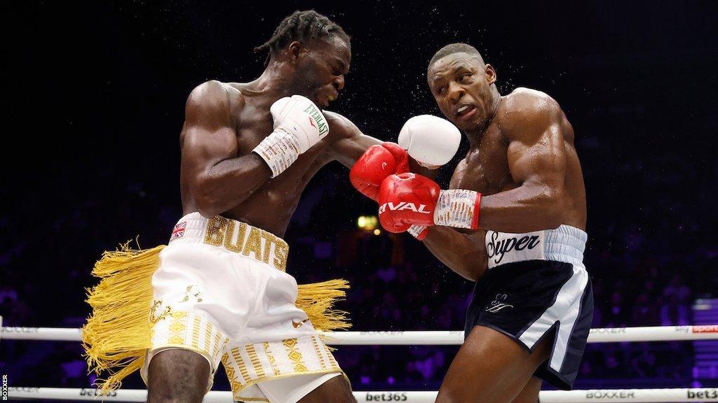 Joshua Buatsi punches Dan Azeez