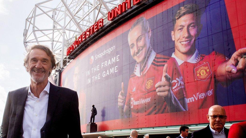 Sir Jim Ratcliffe at Old Trafford