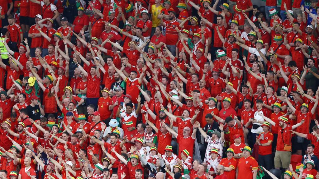 Wales fans in Qatar