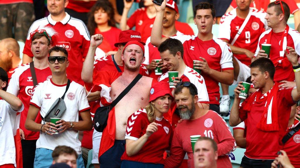 Denmark fans