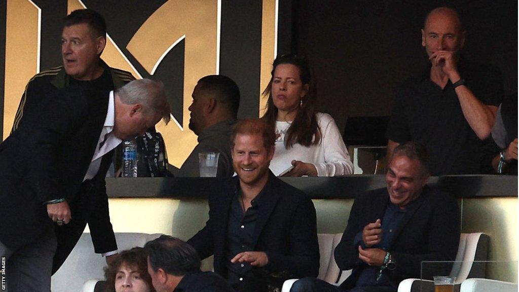 Prince Harry laughing