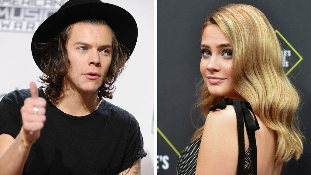 Harry Styles and Josephine Langford