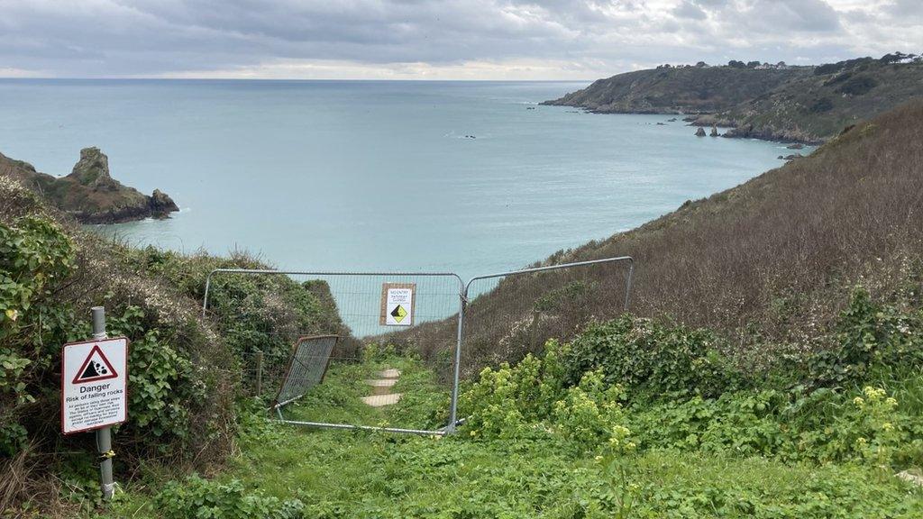 Petit Port steps, Guernsey