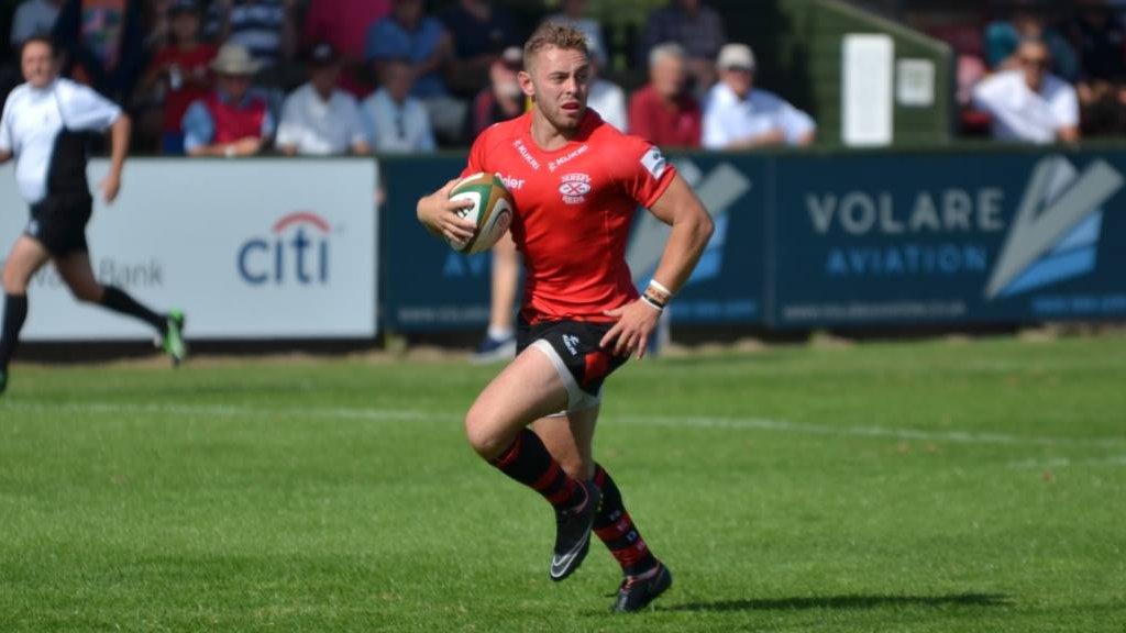 Ross Adair scores try v Ampthill