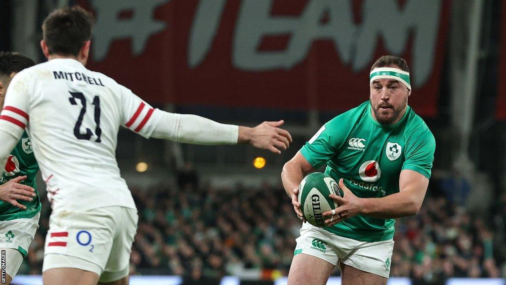 Rob Herring in action against England last year