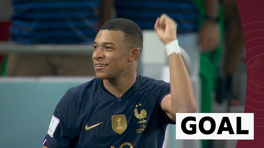 World Cup 2022: Kylian Mbappe scores stunning second goal for France ...