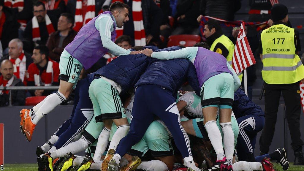 Osasuna celebrate