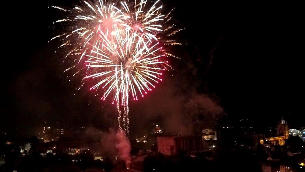 Norwich Lord Mayor's Celebration fireworks