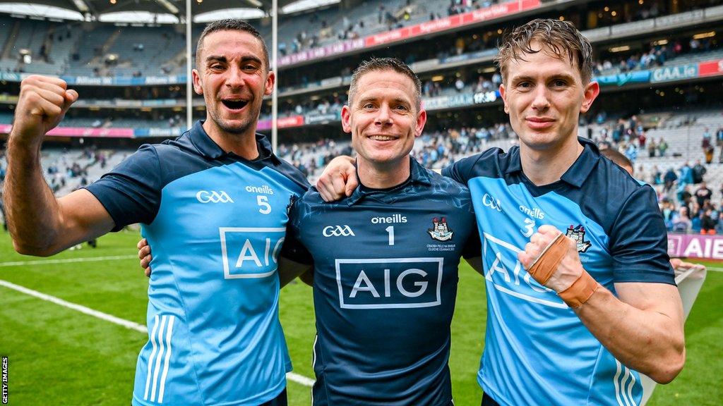 James McCarthy, Stephen Cluxton and Michael Fitzsimons