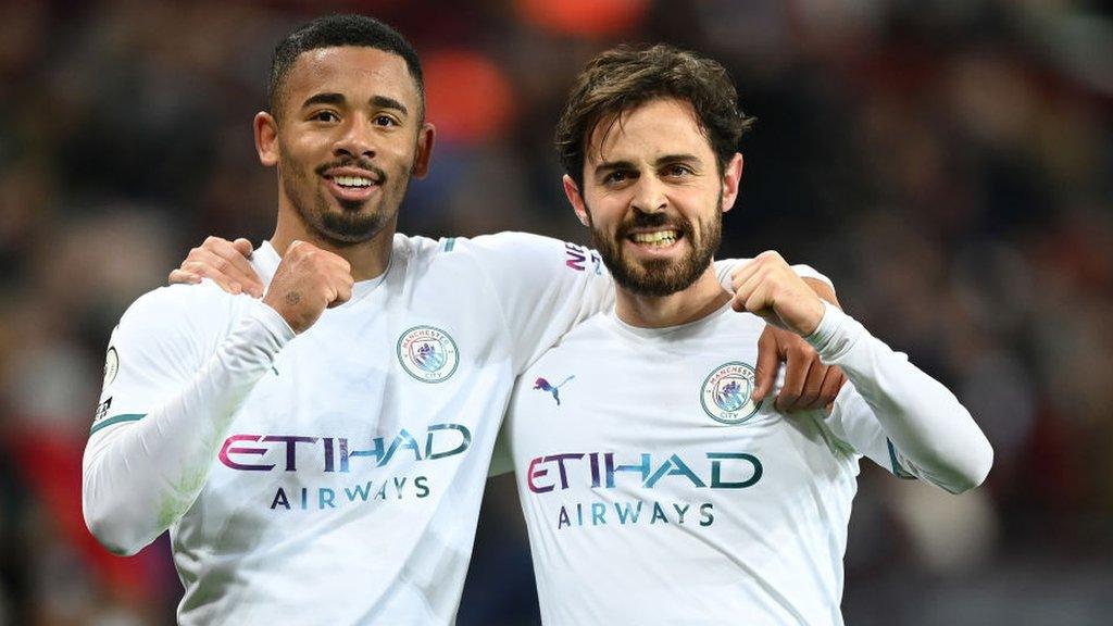 Gabriel Jesus and Bernardo Silva