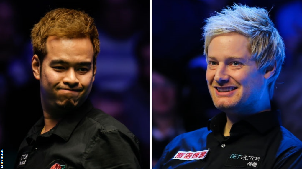 Noppon Saengkham and Neil Robertson