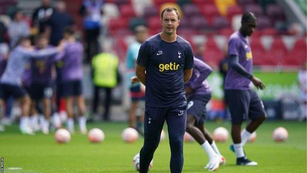 Tottenham Hotspur assistant coach Chris Davies