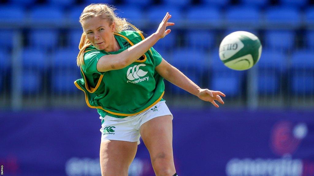 Scrum-half Kathryn Dane has won 23 Ireland caps since making her debut in 2019