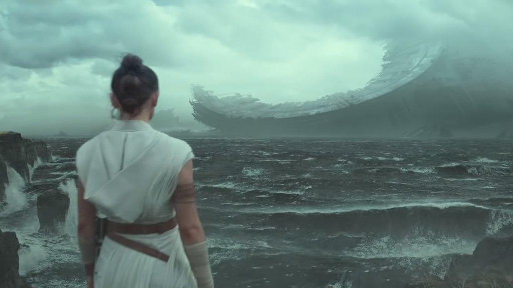 Rey and the Death Star