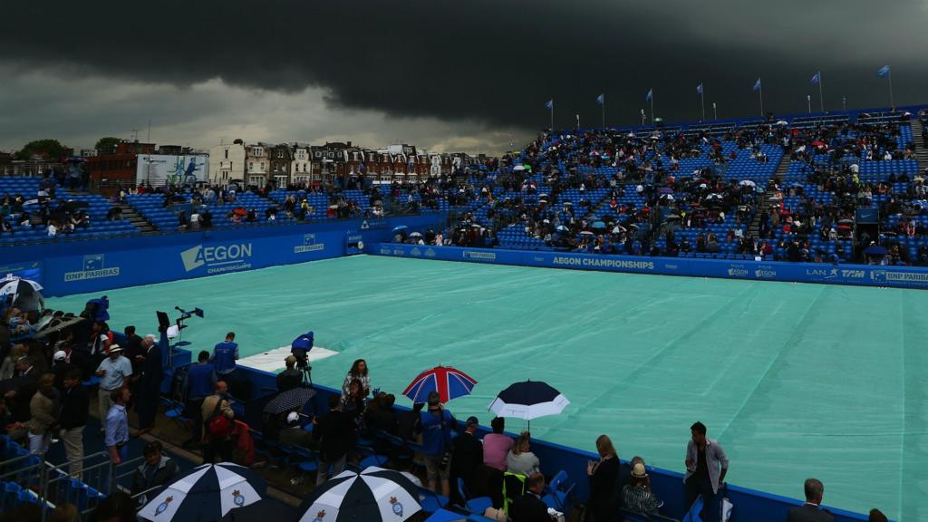 Rain at Queens