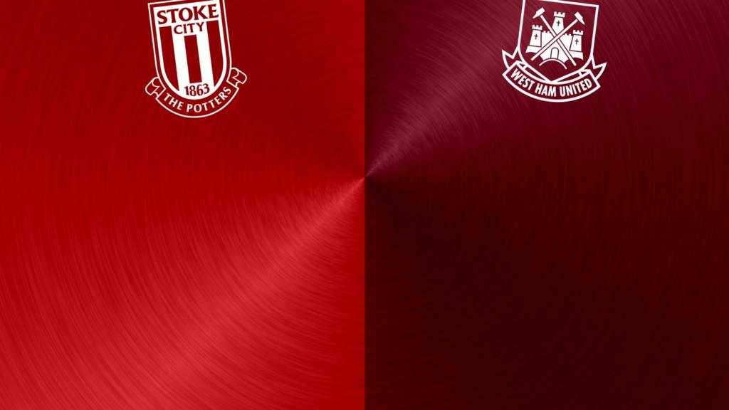 Stoke v West Ham badges