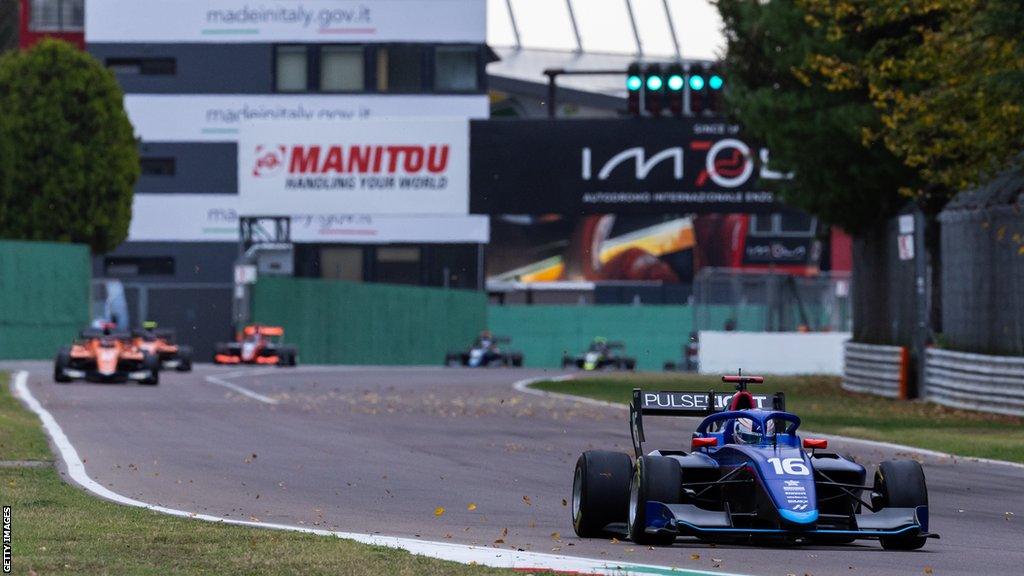 Alex Dunne in action at Imola